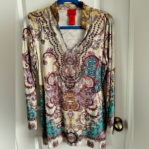 Embellished tunic-Christina V